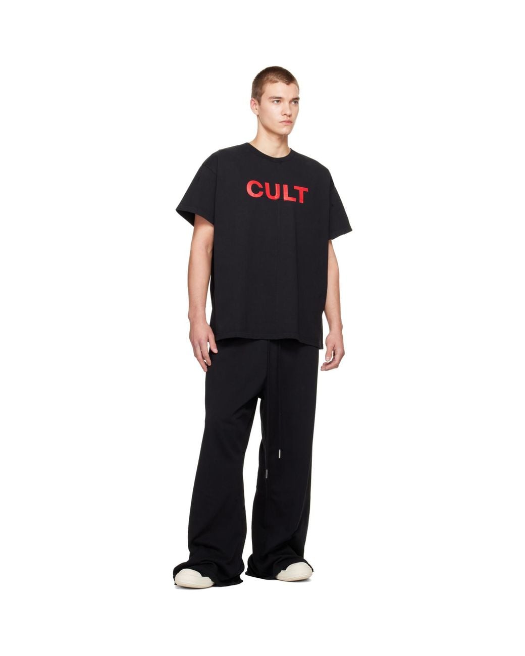 MATIERES FECALES Black 'Cult' T-Shirt for men