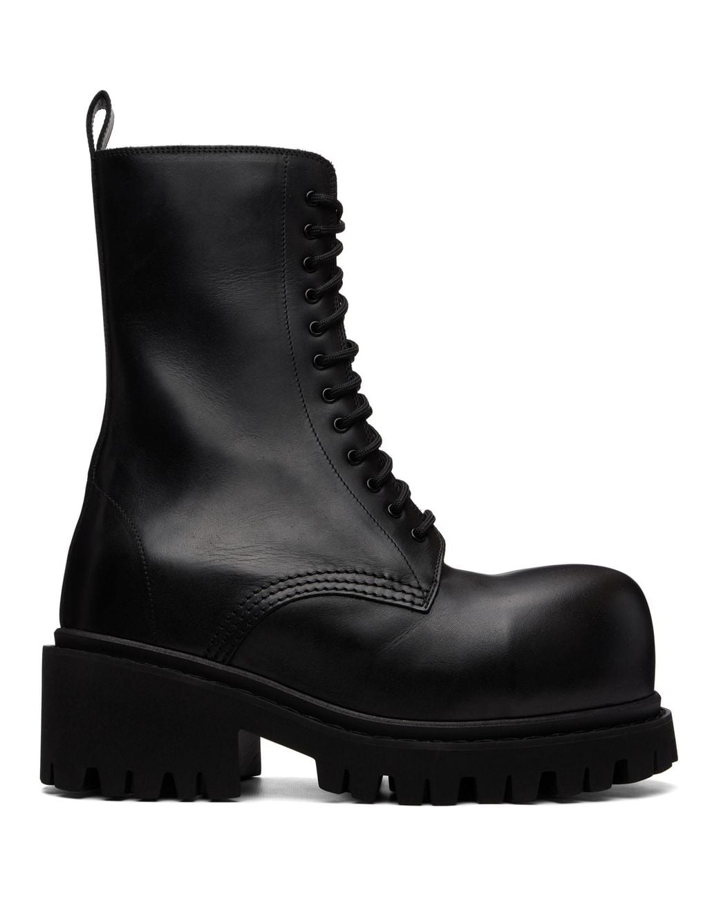Balenciaga Black Stomper Boots for men