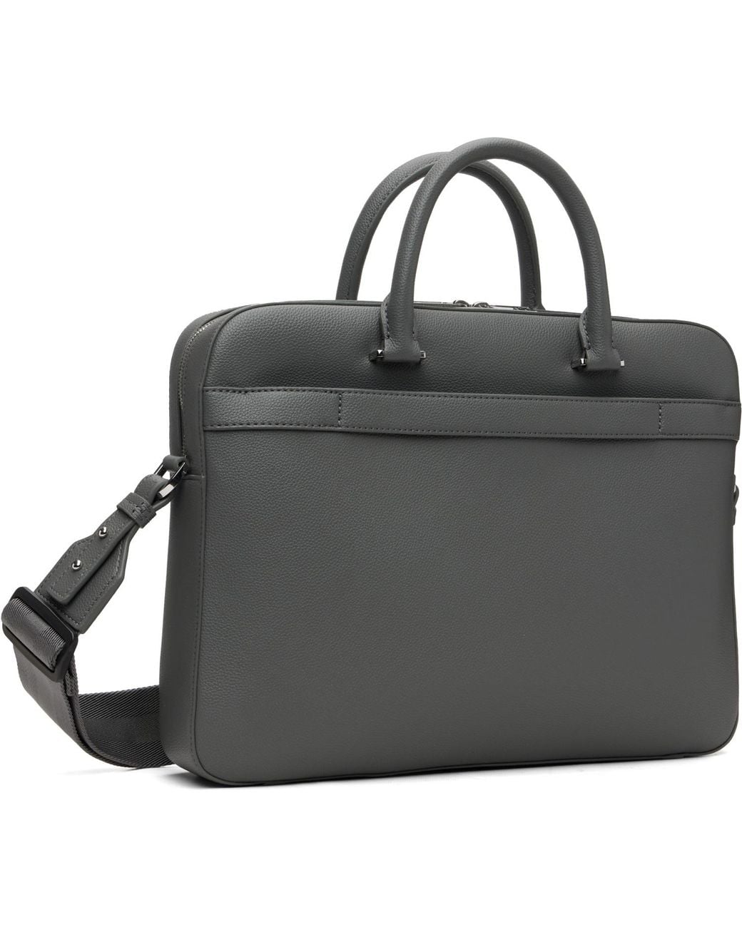 Boss Black Logo-Emed Document Briefcase for men