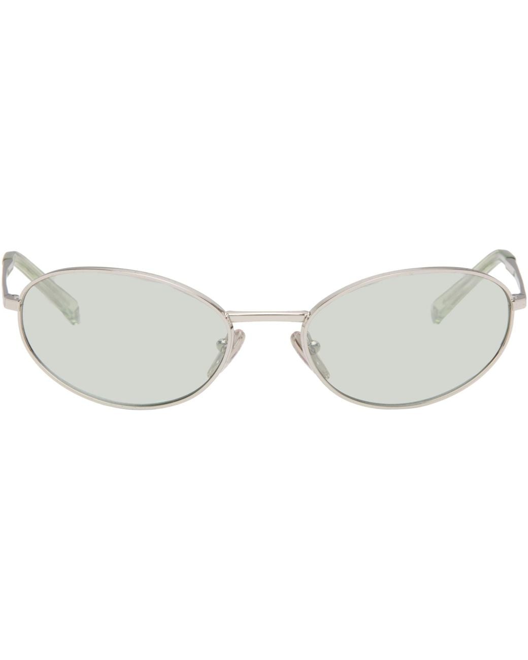 Prada Gray Logo Sunglasses