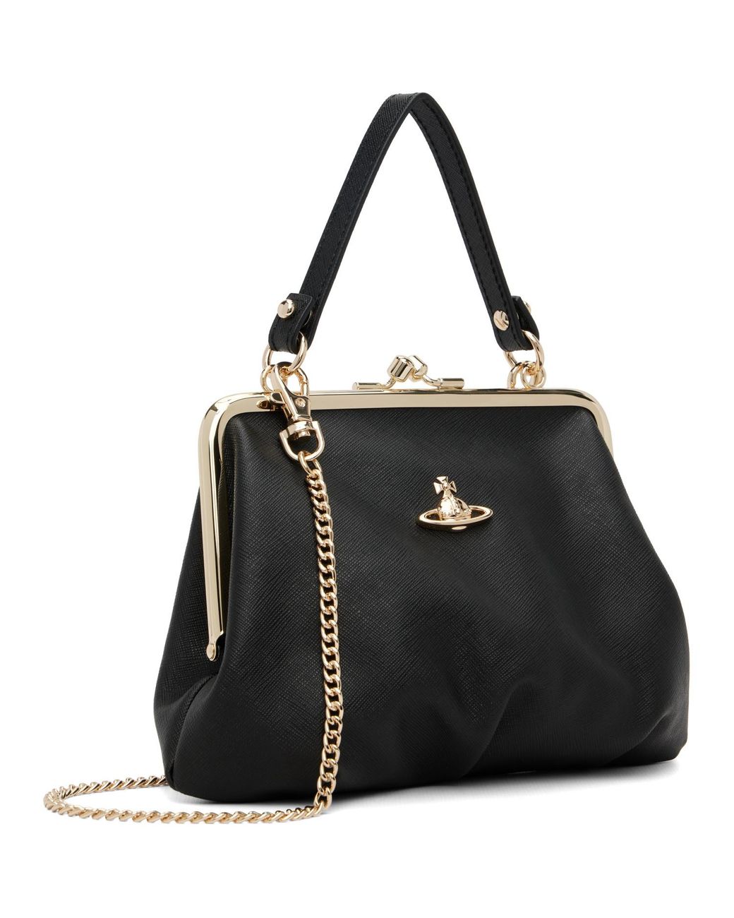 Vivienne Westwood Black Granny Frame Bag