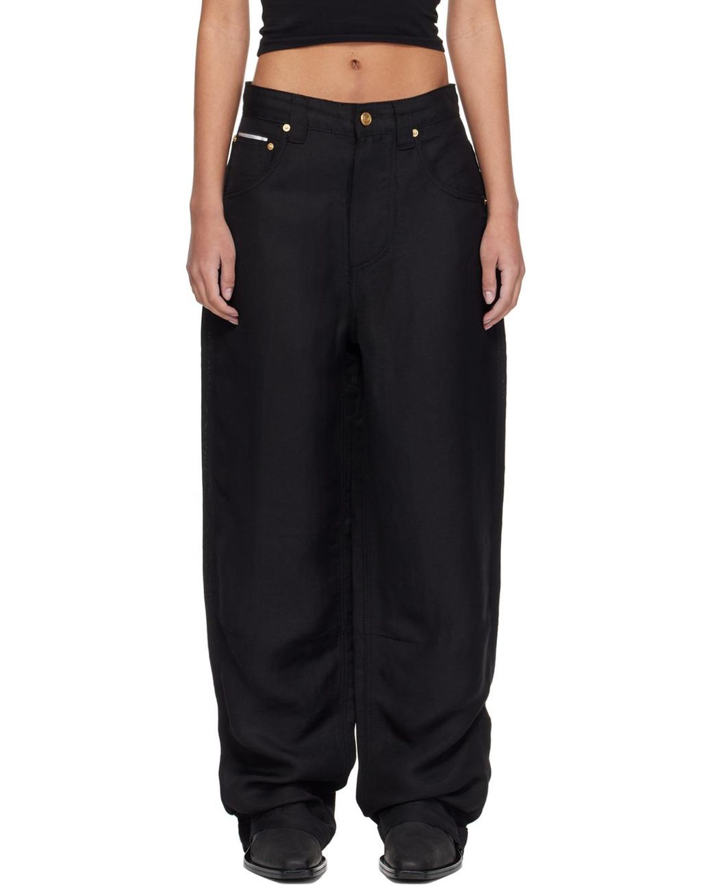 Eytys Black Titan Trousers | Lyst