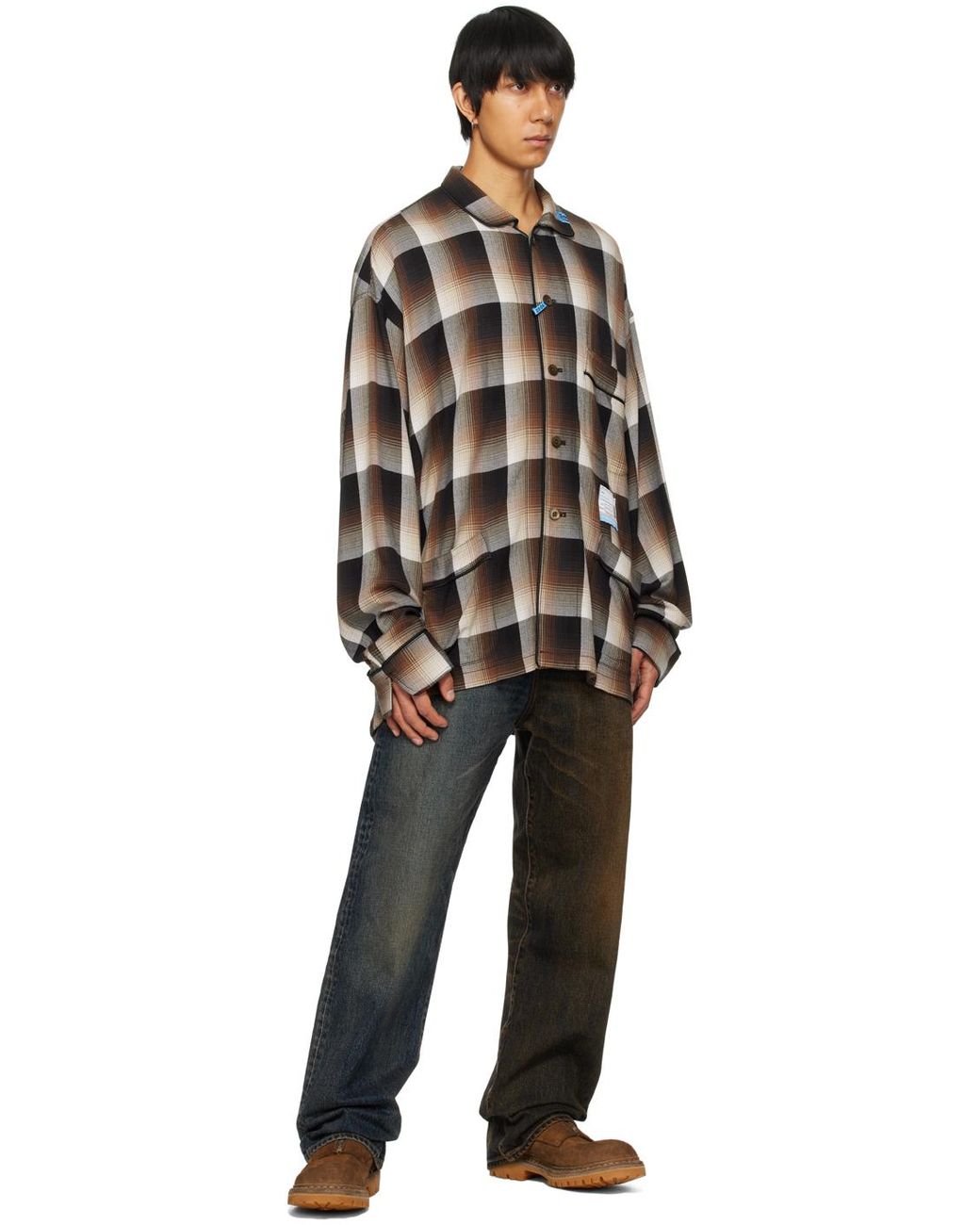 Undercover Tan Nonnative & Guidi Edition Center Zip Boots in Undercover Tan Nonnative & Guidi Edition Center Zip Boots in