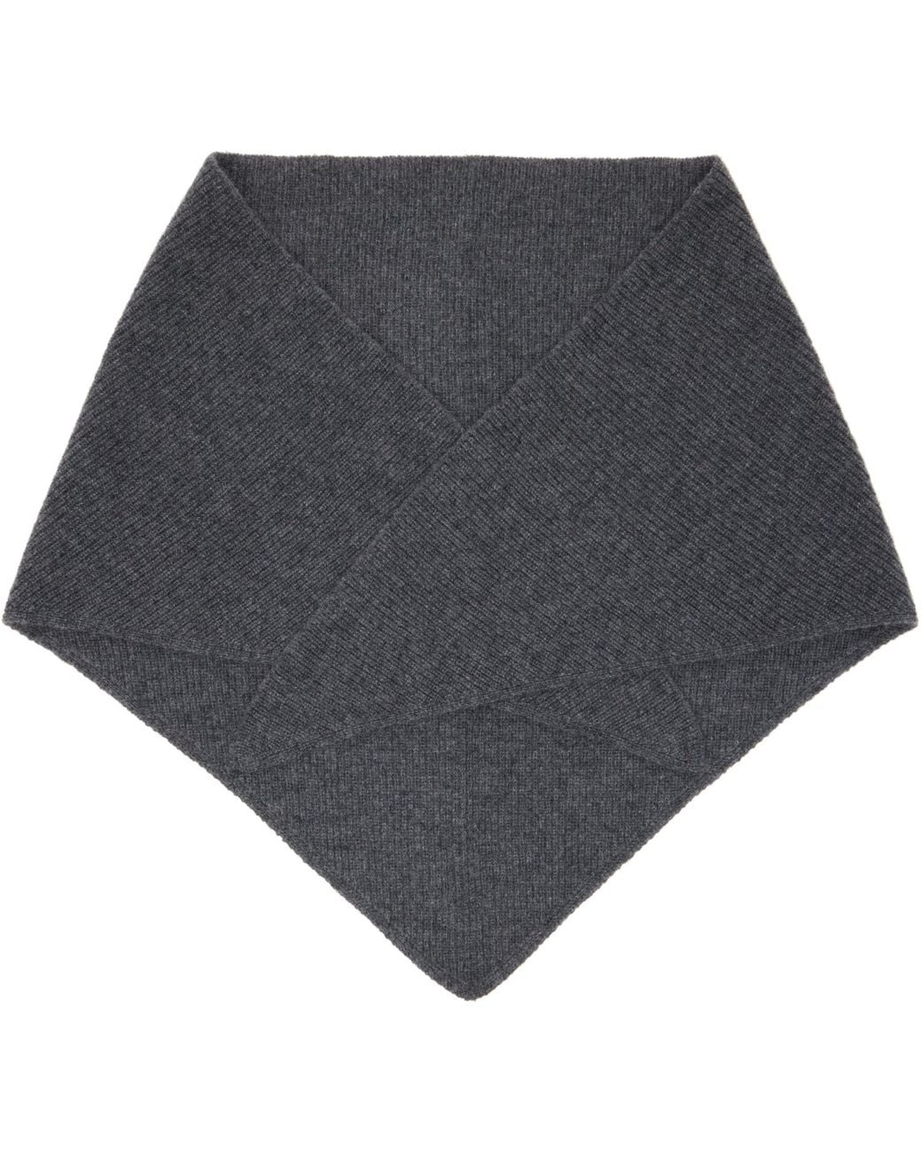 &Daughter Gray Fionn Xl Cashmere Foulard Scarf