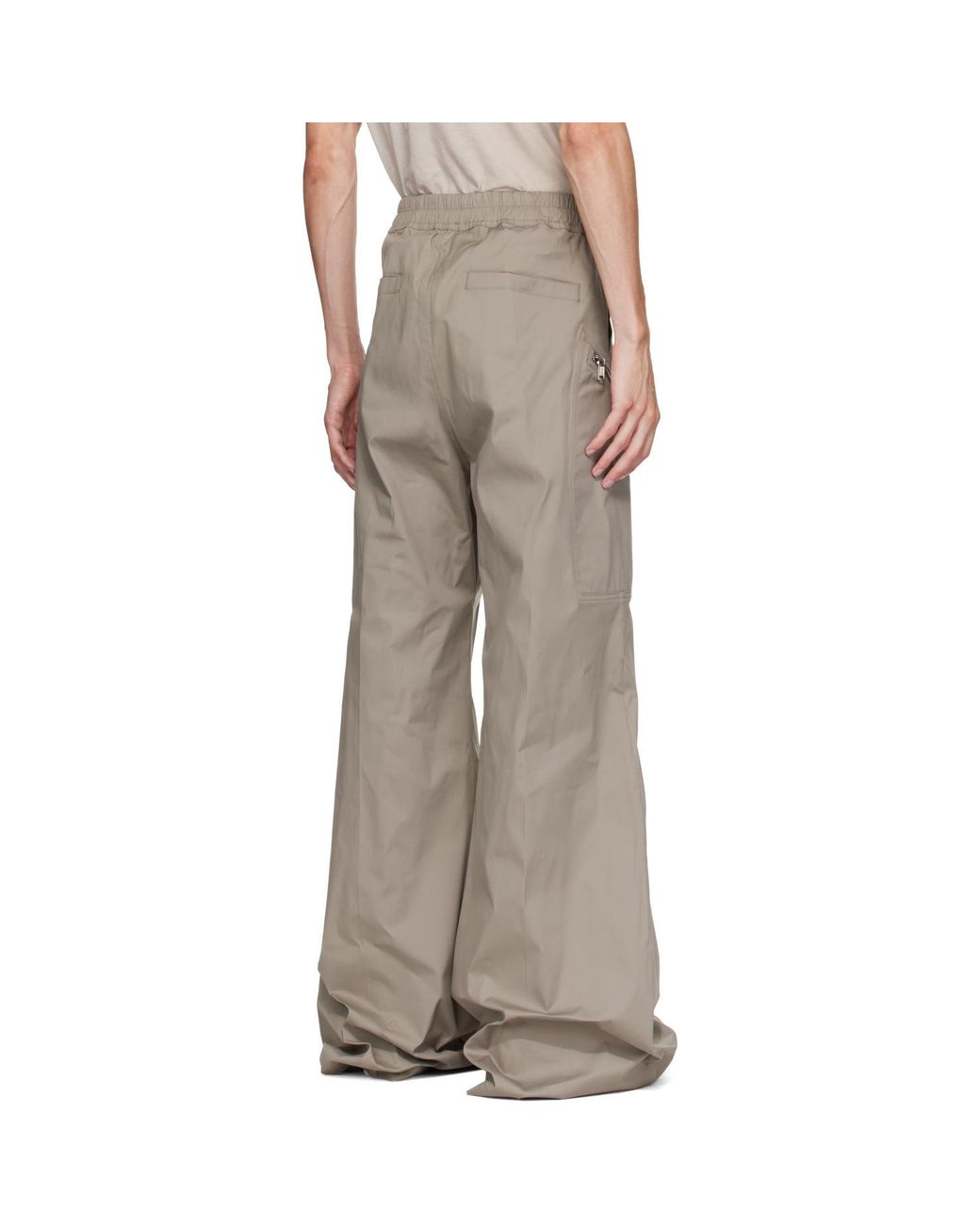 Rick Owens Brown Taupe Tower Heizer Belas Cargo Pants for men