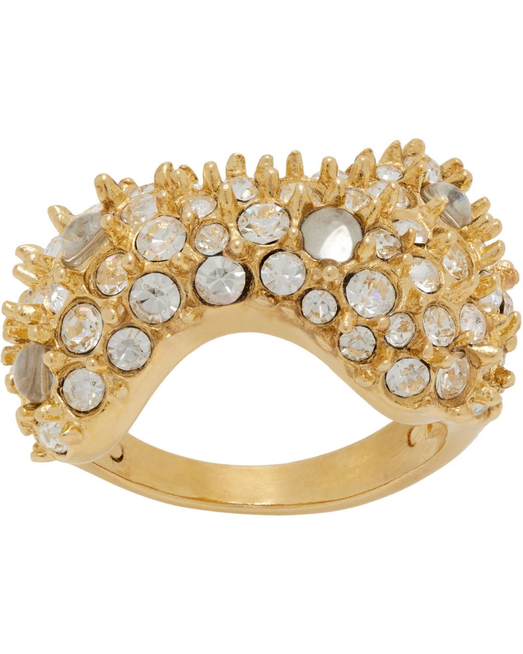 Collina Strada Metallic Bat Spike Ring