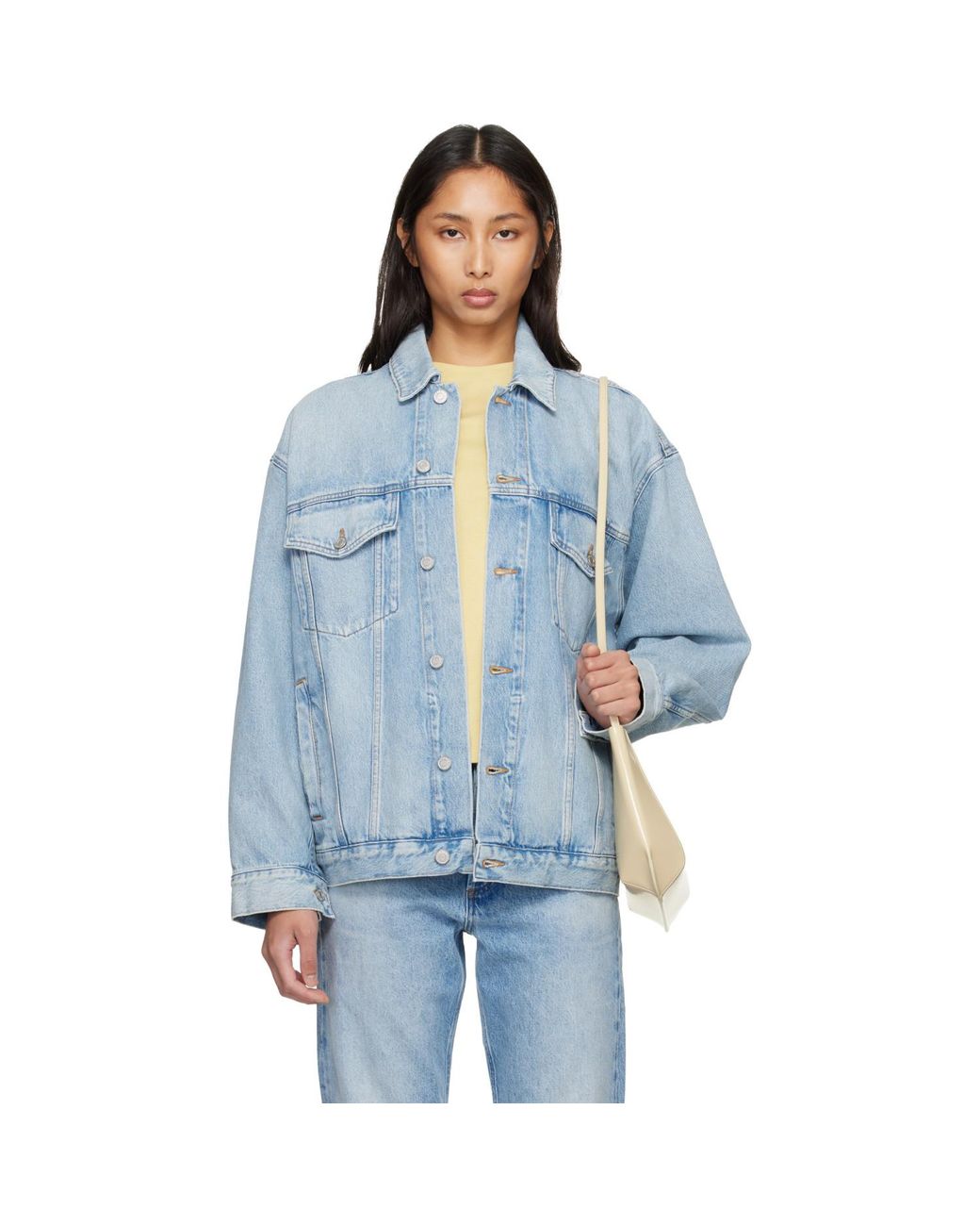 Agolde Blue Evin Denim Jacket
