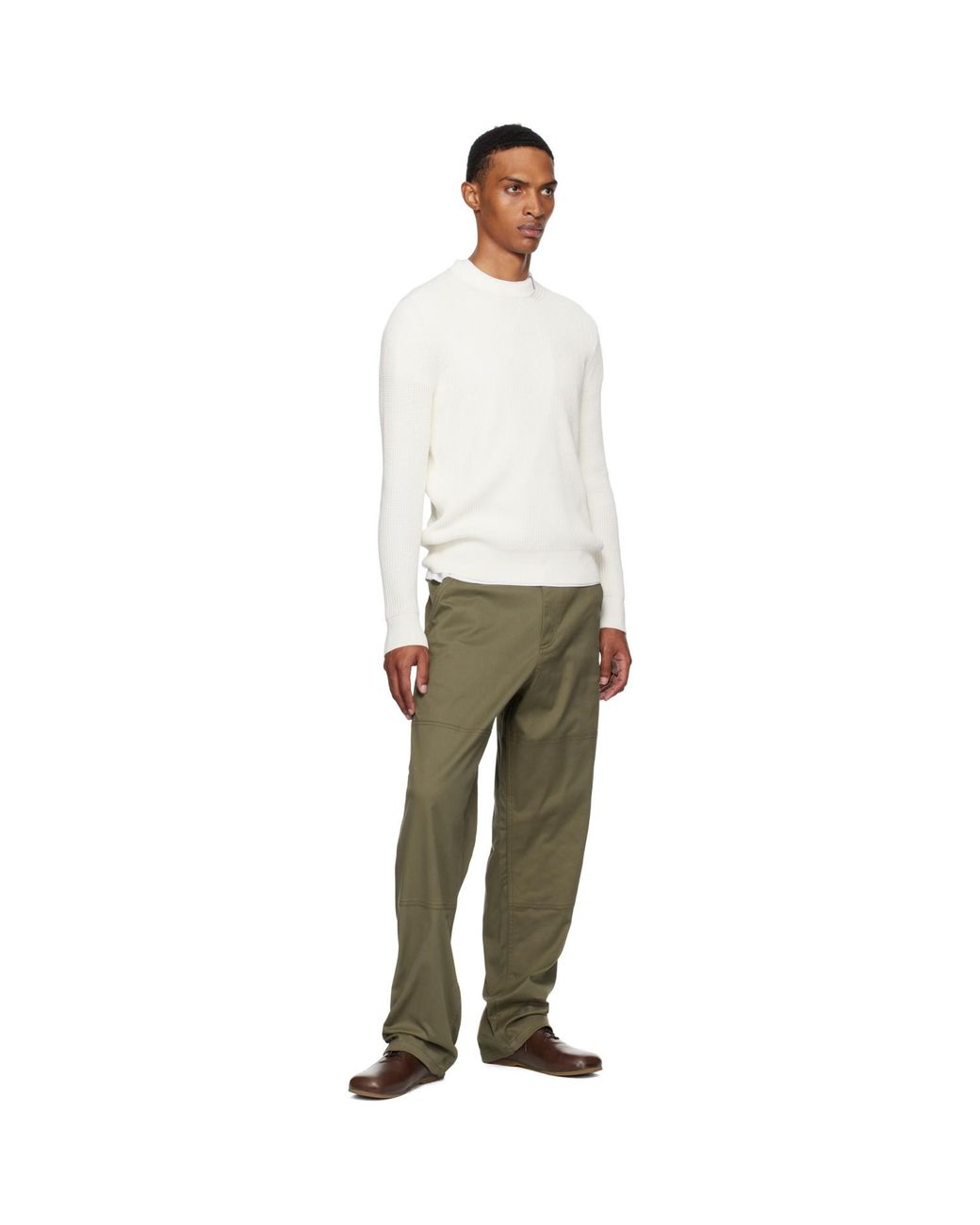 Moncler Multicolor Off- Crew Neck Sweater for men