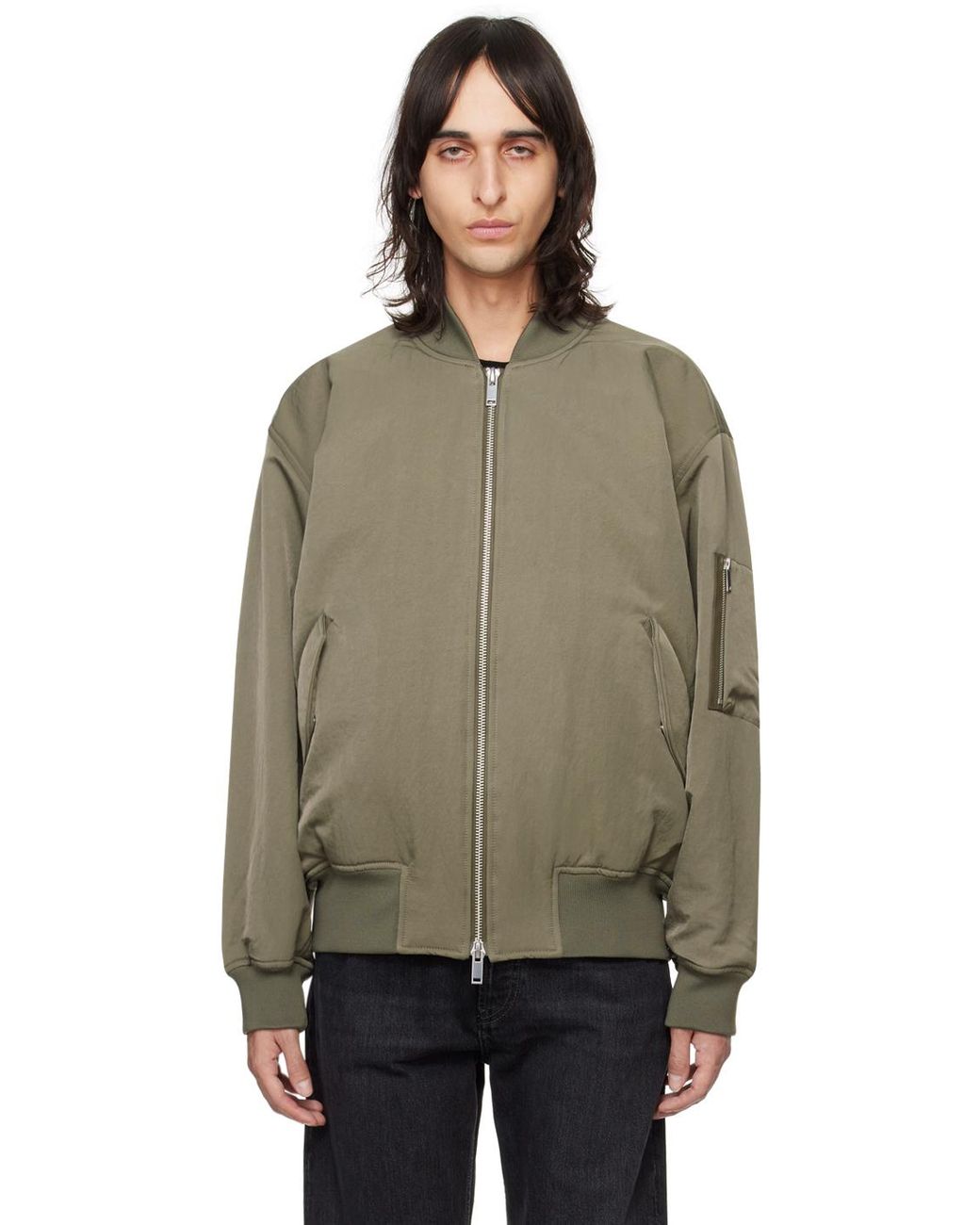 STUDIO NICHOLSON 中綿入り LEROY ボンバージャケット STUDIO NICHOLSON / LEROY -BOMBER JACKET- – carol ONLINE STORE