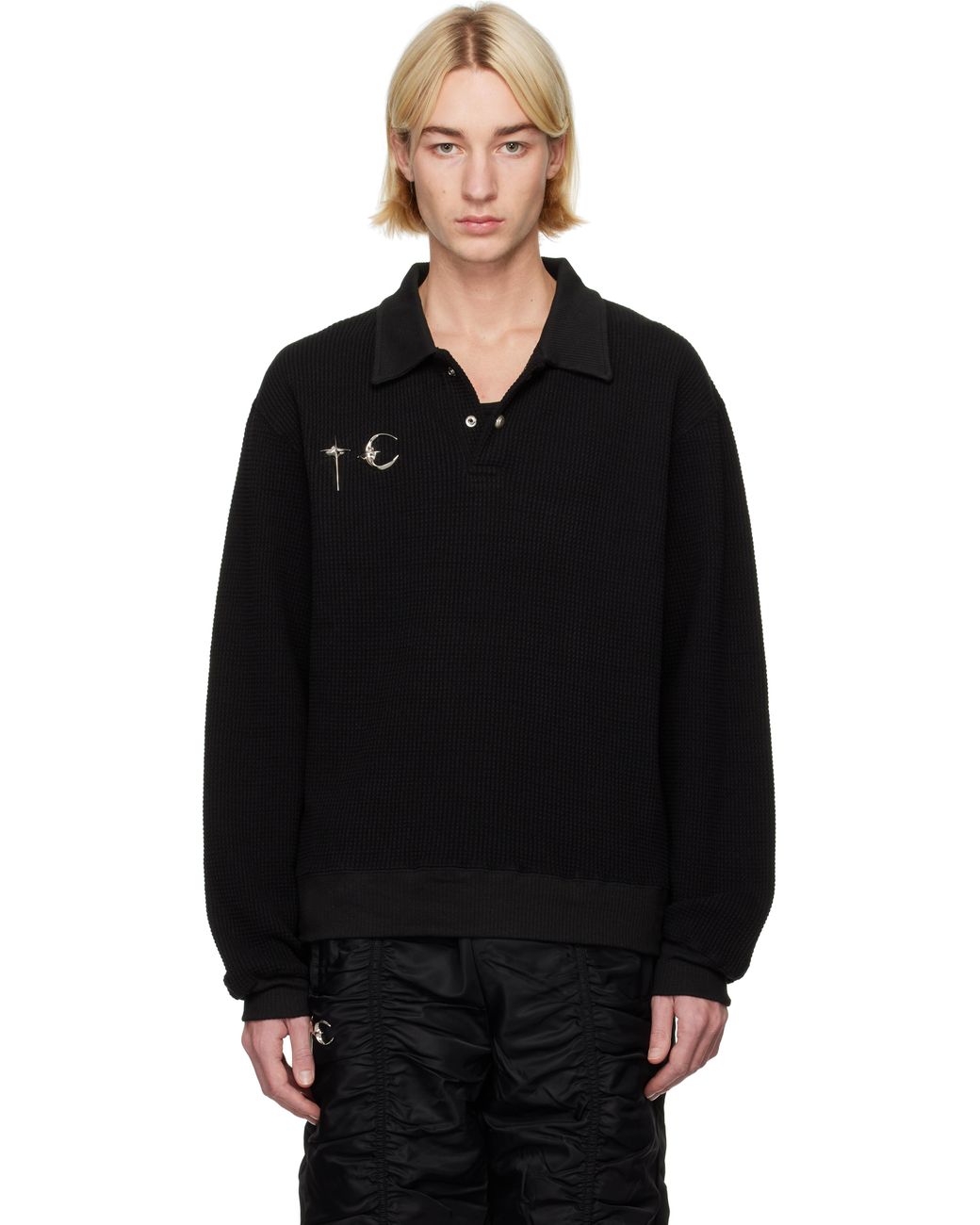 thug-club-Black-Waffle-Knit-