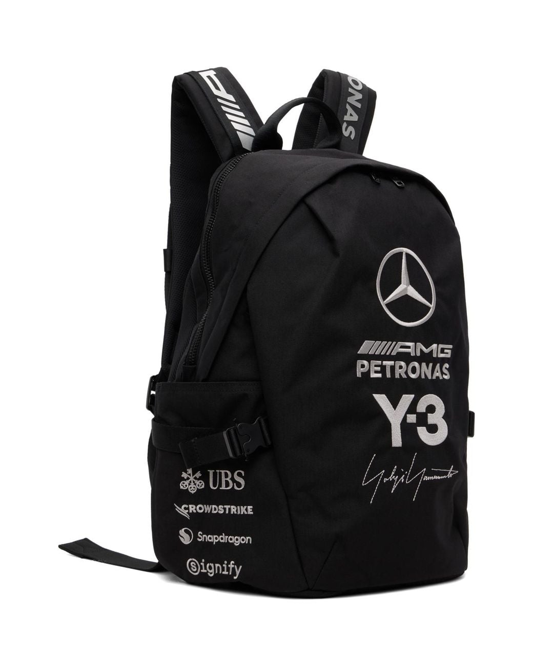 Y-3 Black Mercedes-Amg F1 Edition Petronas Formula 1 Team Backpack for men
