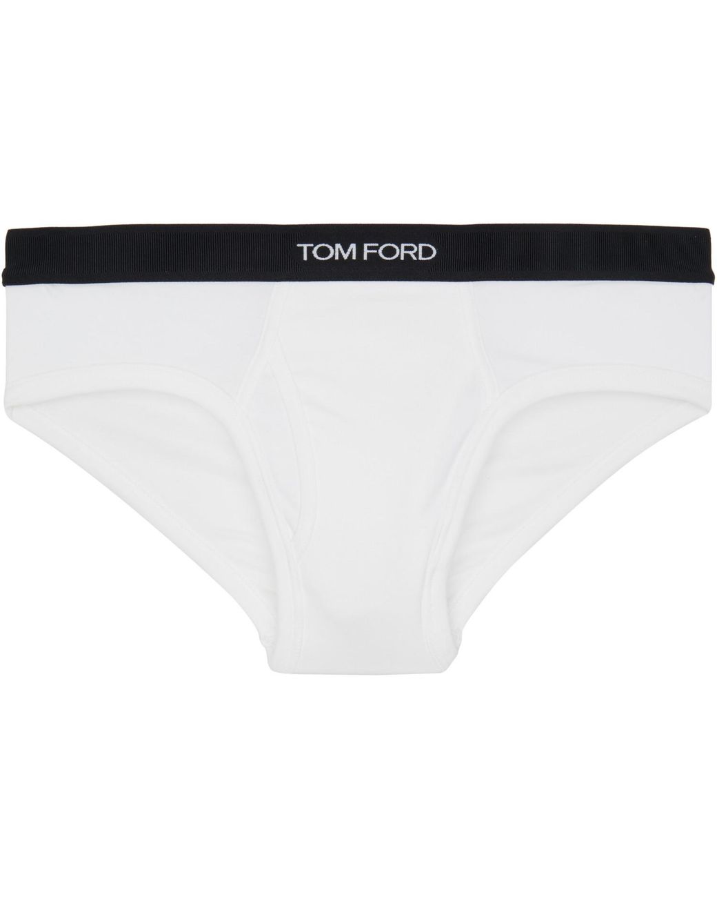 Tom Ford Black Two-Pack & Cotton Briefs for men
