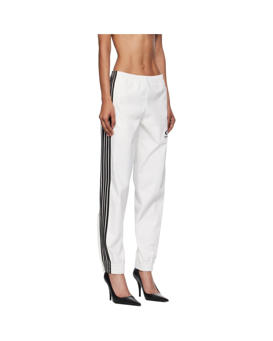 Balenciaga Black Striped Track Pants