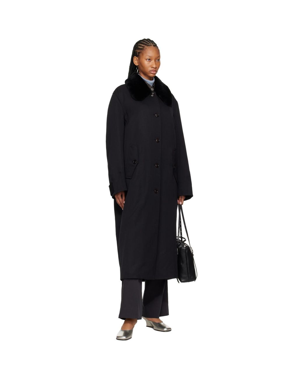 Our Legacy Black Tundra Coat