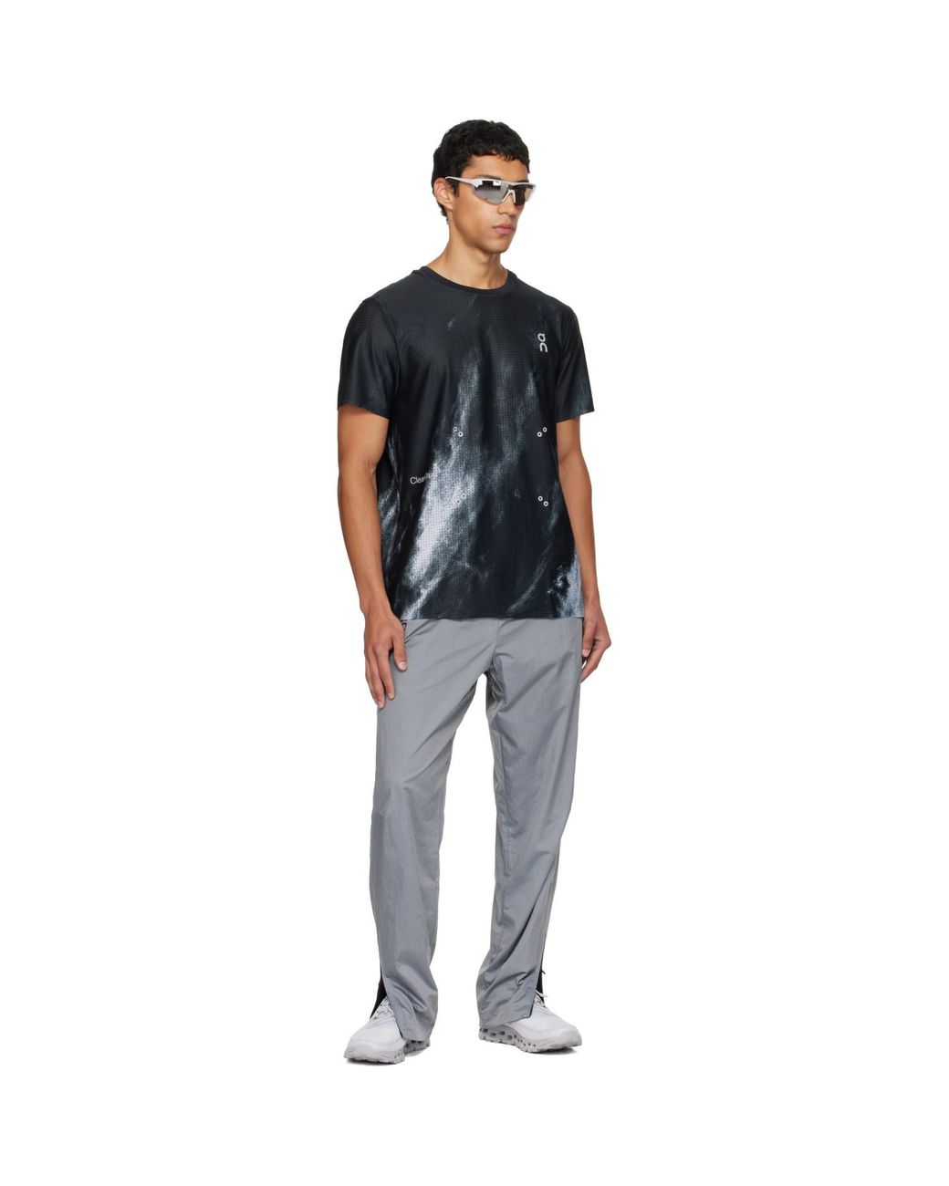 On Shoes Black Court Sweatpants for men