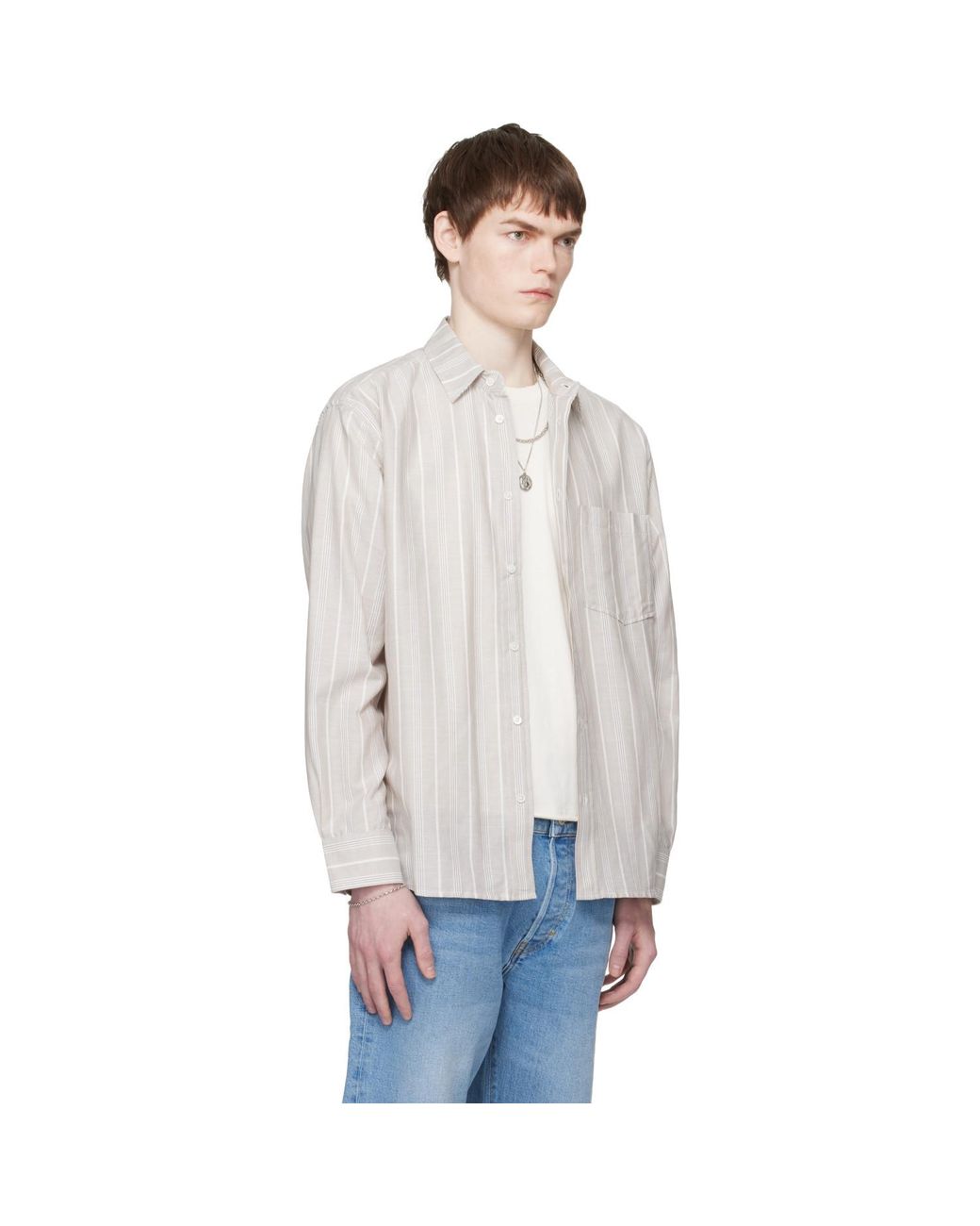 Jeanerica White Byron Shirt for men