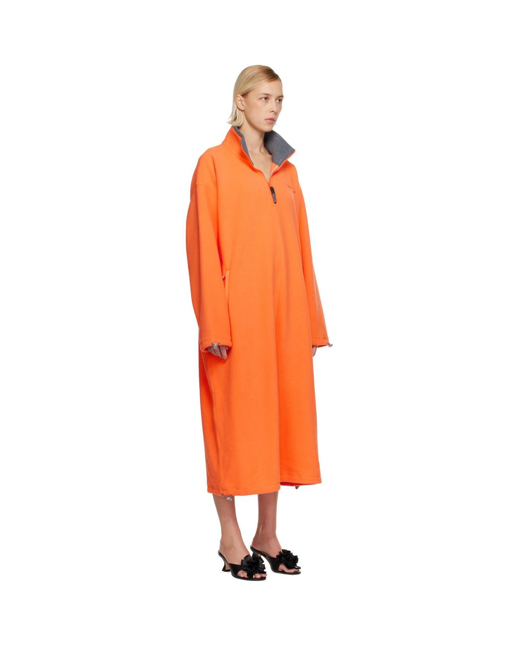 Sandy Liang Orange Sloane Maxi Dress