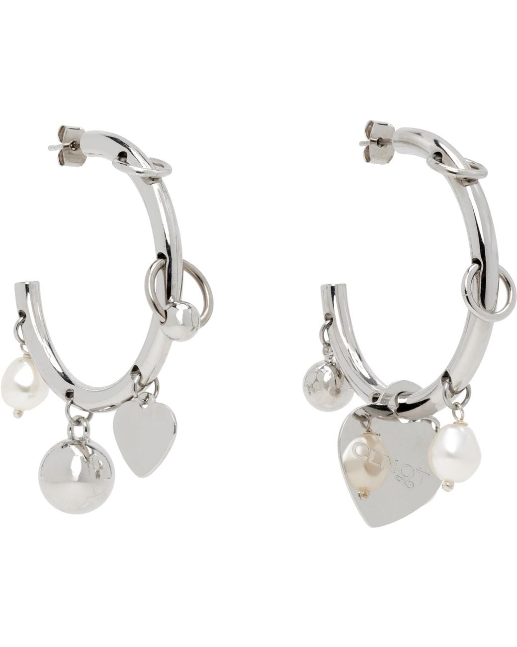 Justine Clenquet Metallic Britt Earrings
