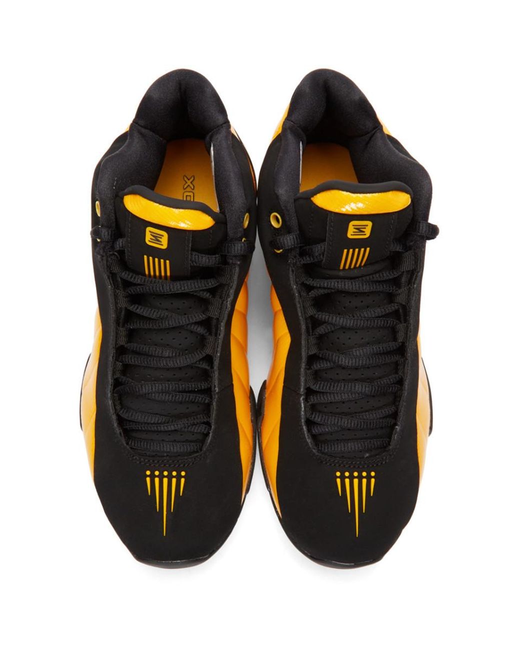Nike Black And Yellow Bb4 Sneakers for Men | Lyst