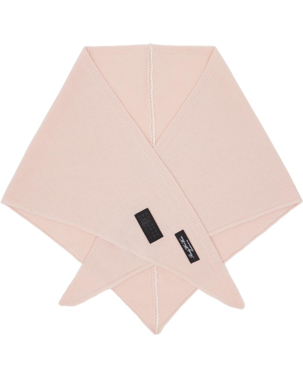 MM6 by Maison Margiela Natural Wool-Blend Scarf