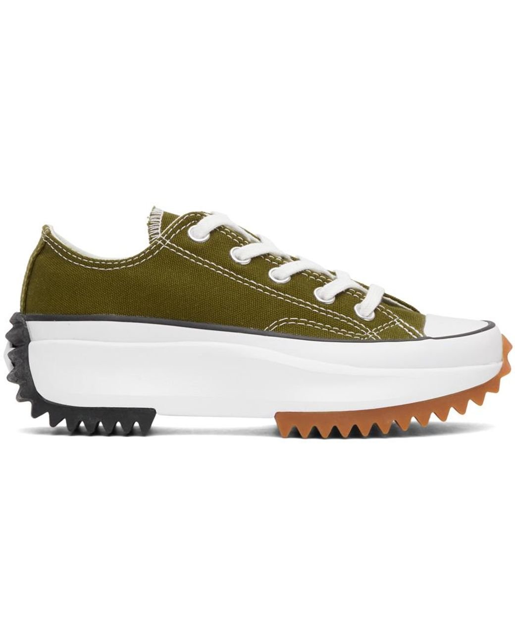 Converse Run Star Hike Low Top in Green | Lyst Canada