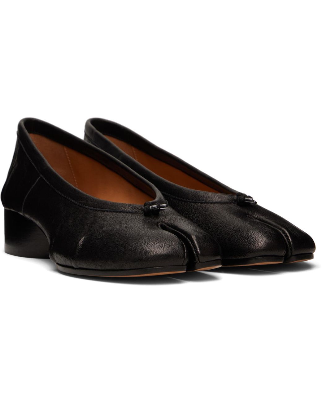 Maison Margiela Black Tabi Ballerina Heels
