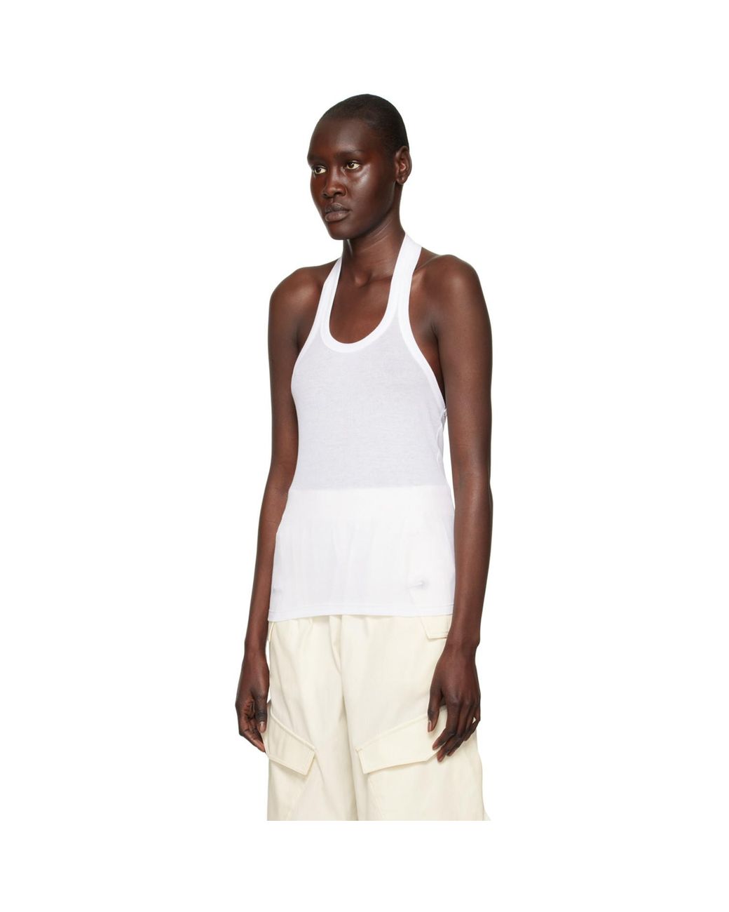 Dion Lee Black White Modular Long Sleeve T-shirt