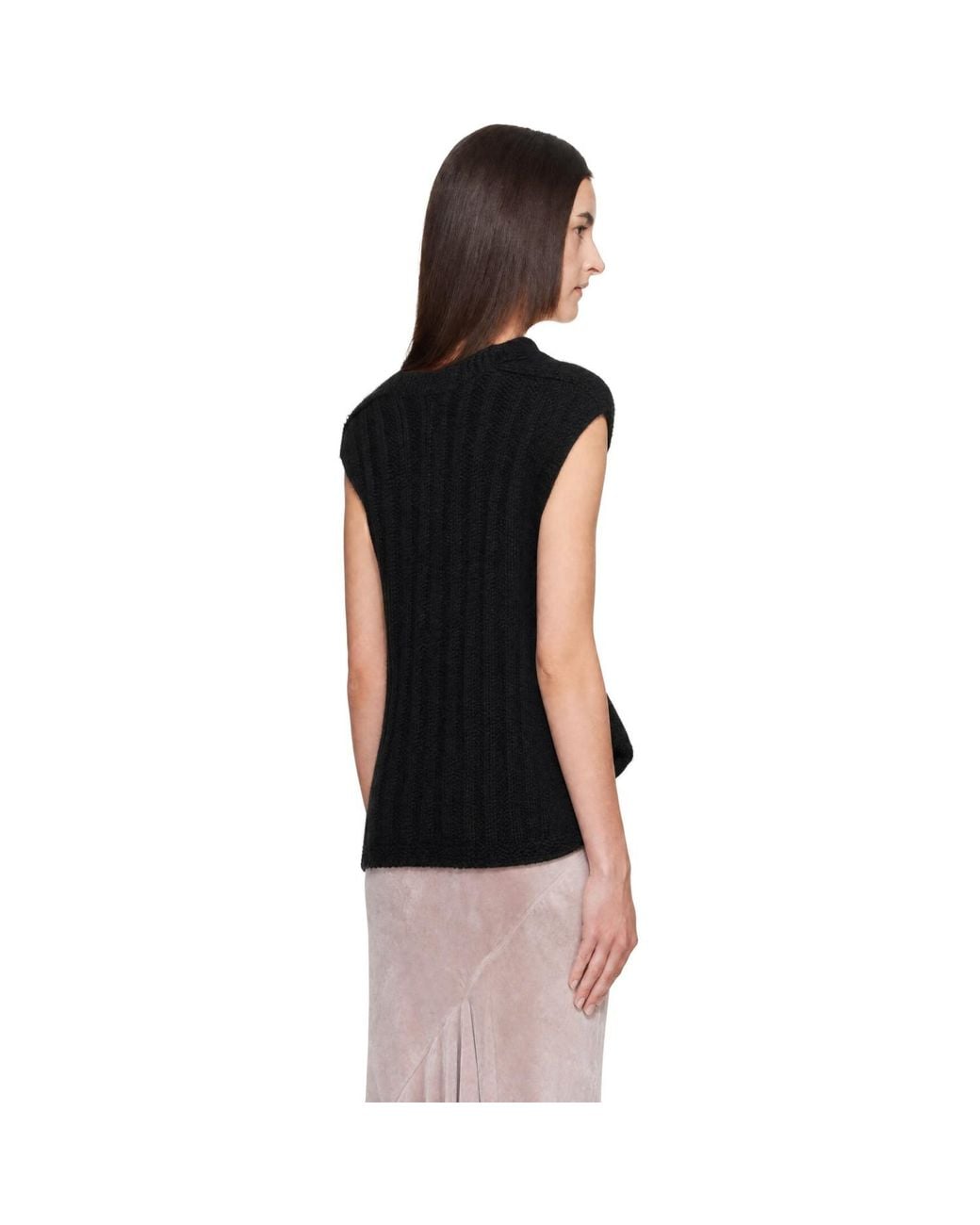 Rick Owens Black Tower Babel Sweater