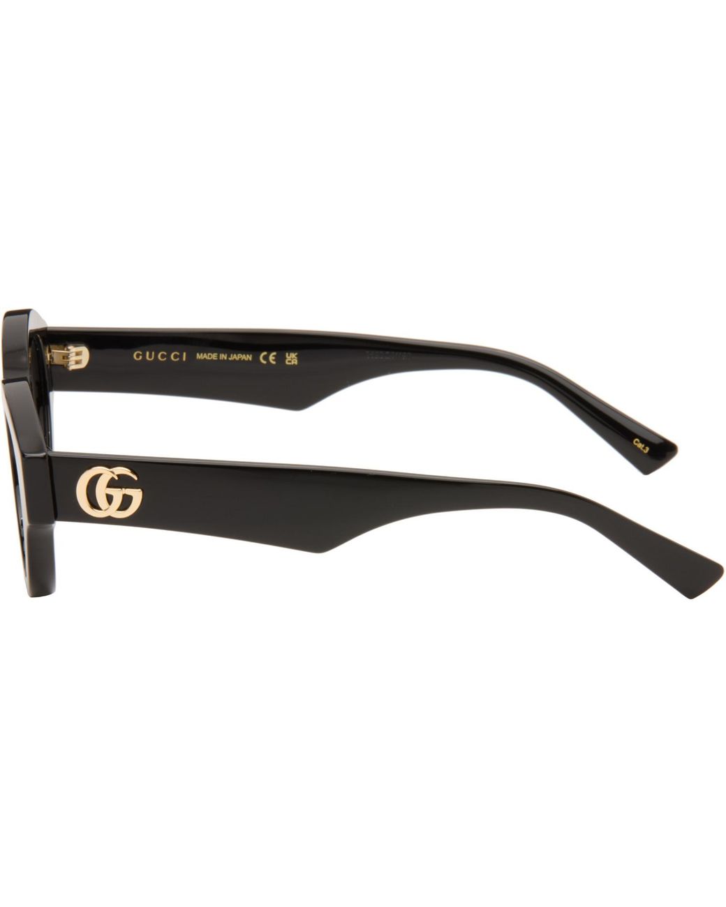 Gucci Gray Cat-Eye Frame Sunglasses