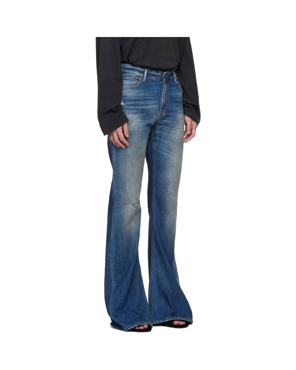 Acne Blue 2025F Fitted Jeans