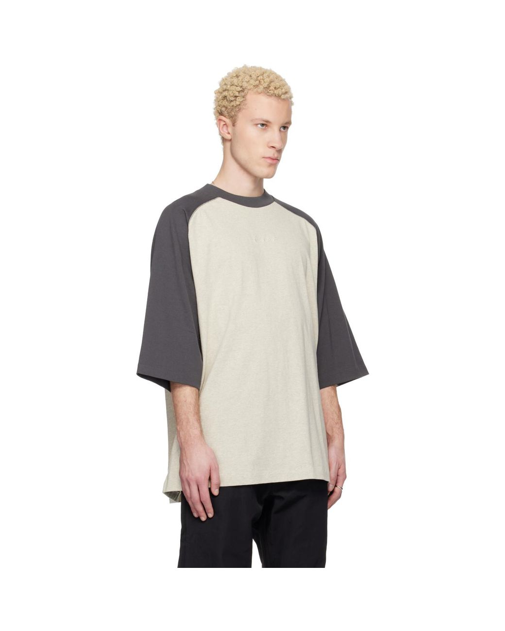 Fear Of God Natural Signature Baseball T-Shirt for men