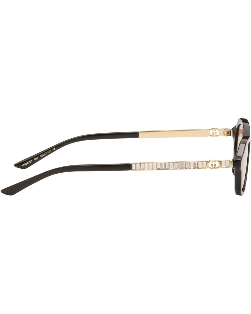 Gucci Brown Oval-Frame Sunglasses for men