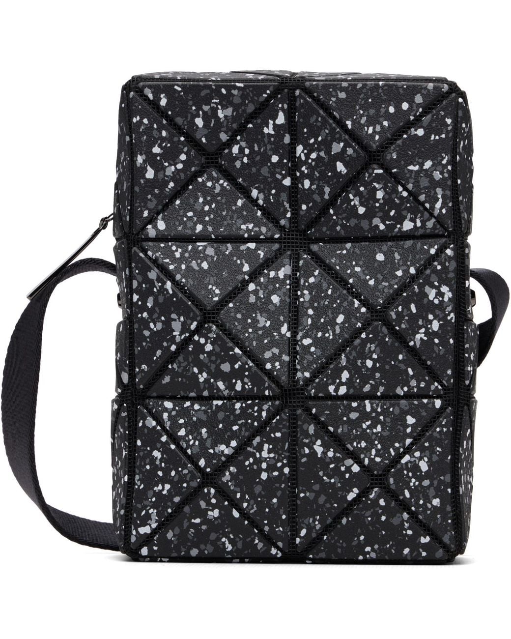 Issey Miyake Black City Messenger Bag for men