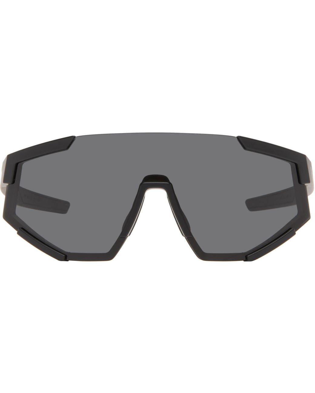 Prada Gray 'Prada' Linea Rossa Impavid Sunglasses for men