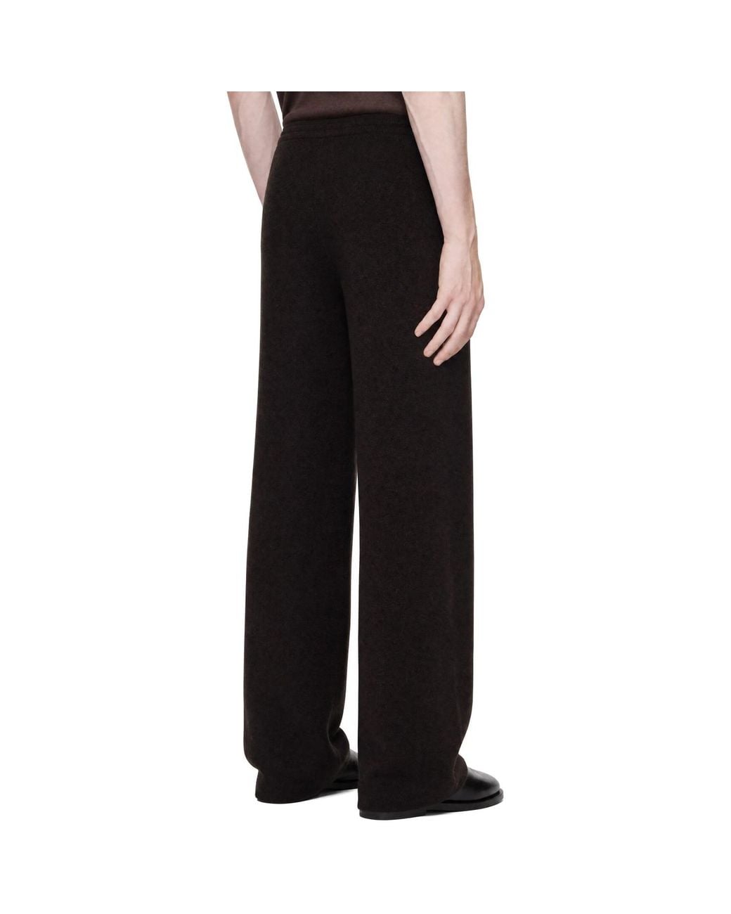 Lisa Yang Black Parker Trousers for men