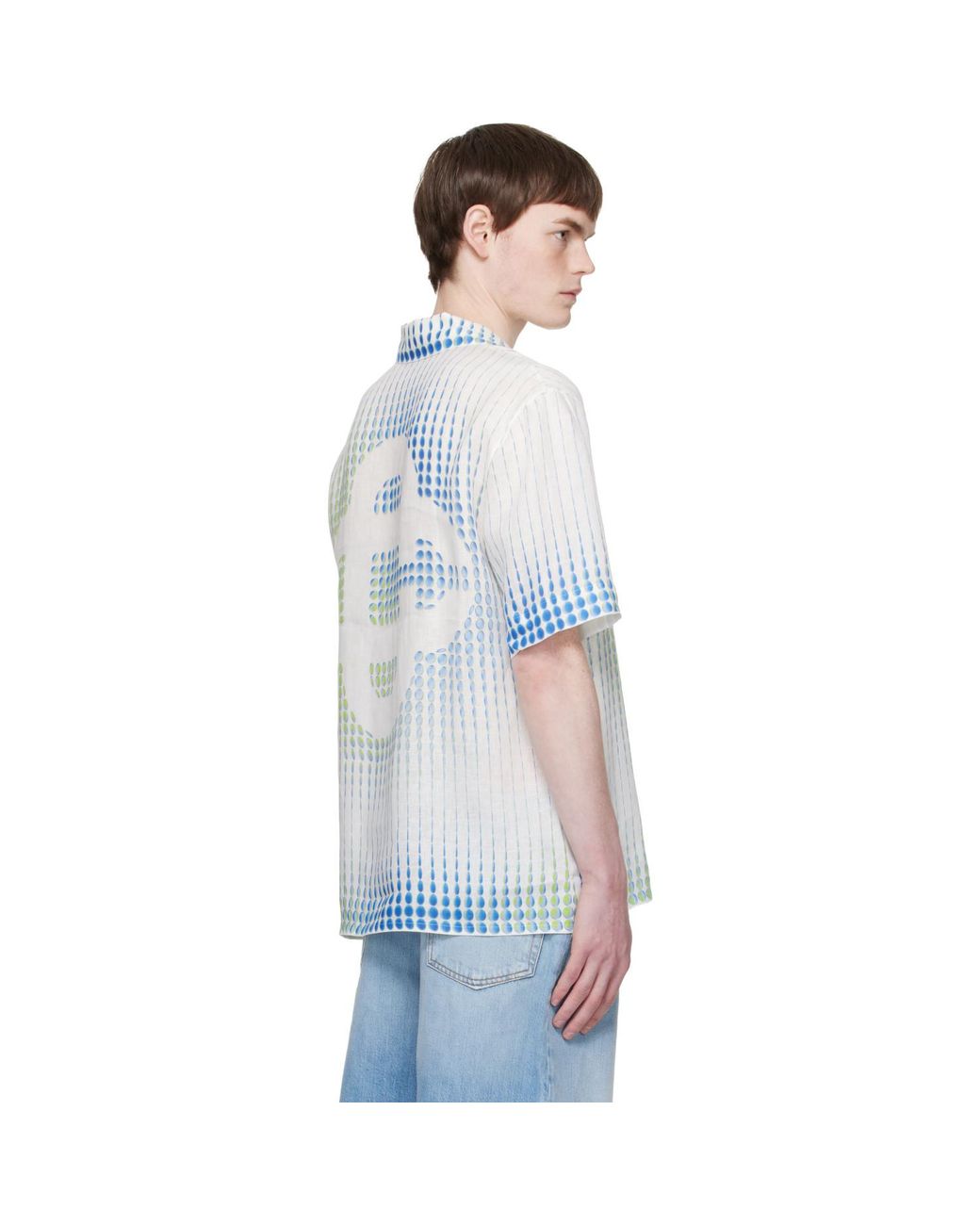 Casablanca Multicolor Pills Cuban Collar Short Sleeve Shirt for men