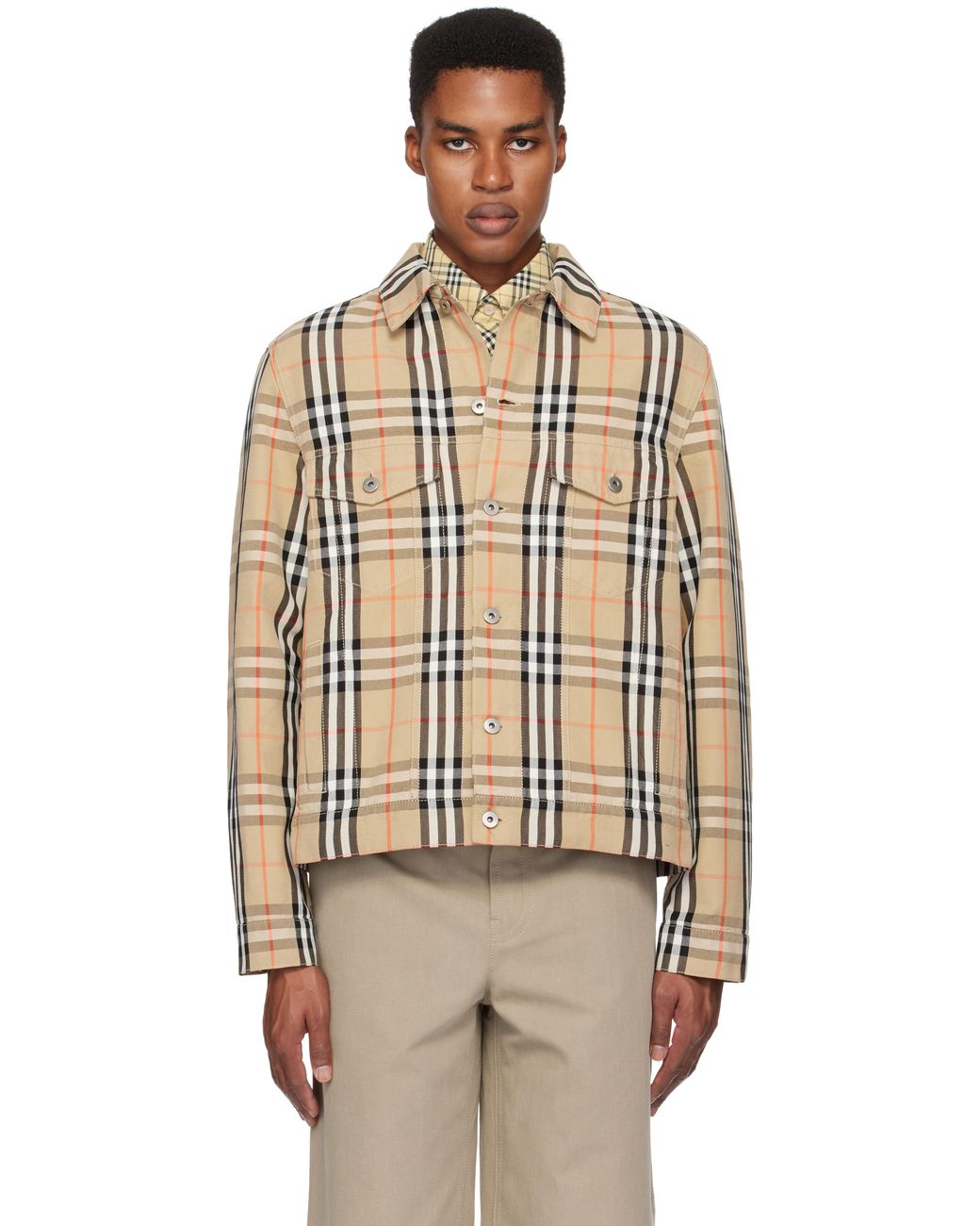 ジャケット BURBERRY Printed Cotton Jacket Burberry Printed Cotton Jacket | italist