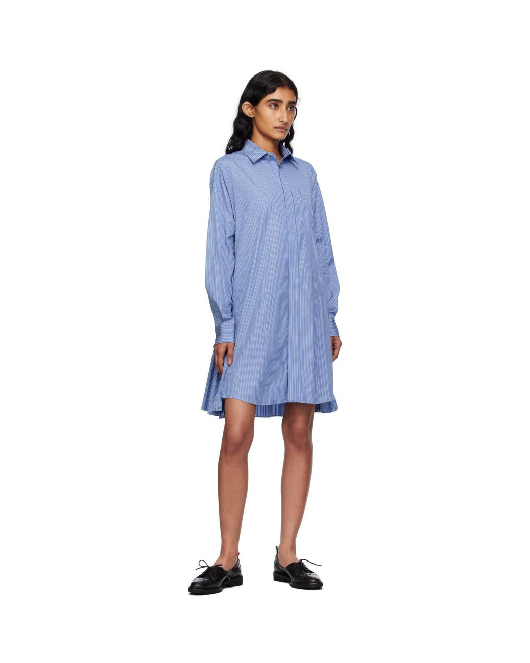 Sacai Blue Poplin Minidress