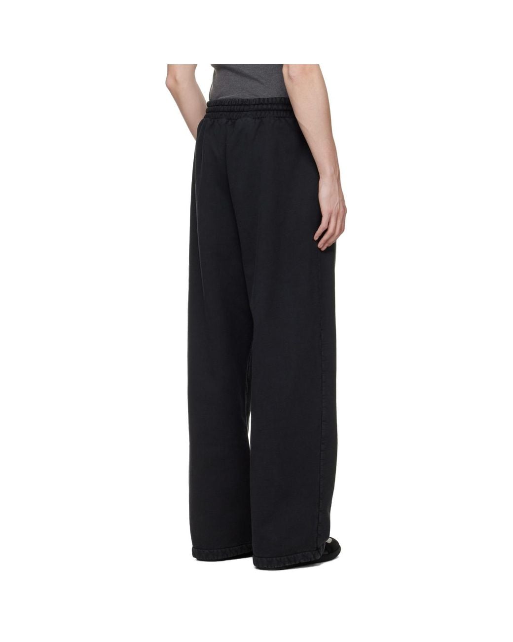 Fear Of God Black Sunfaded Wide Leg Sweatpants for men