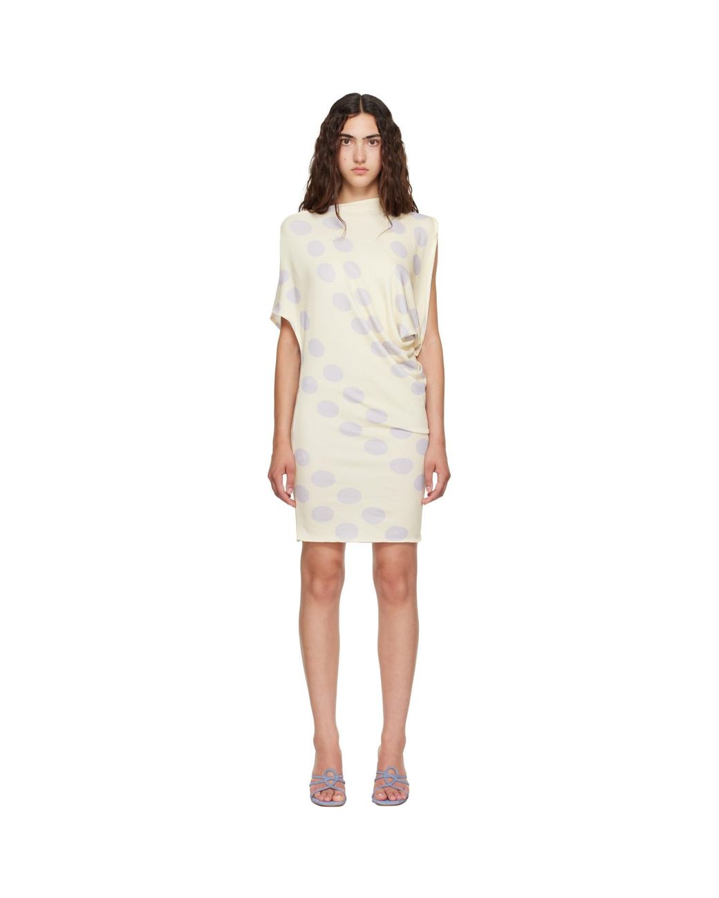 Belle Anna White Ornament Minidress