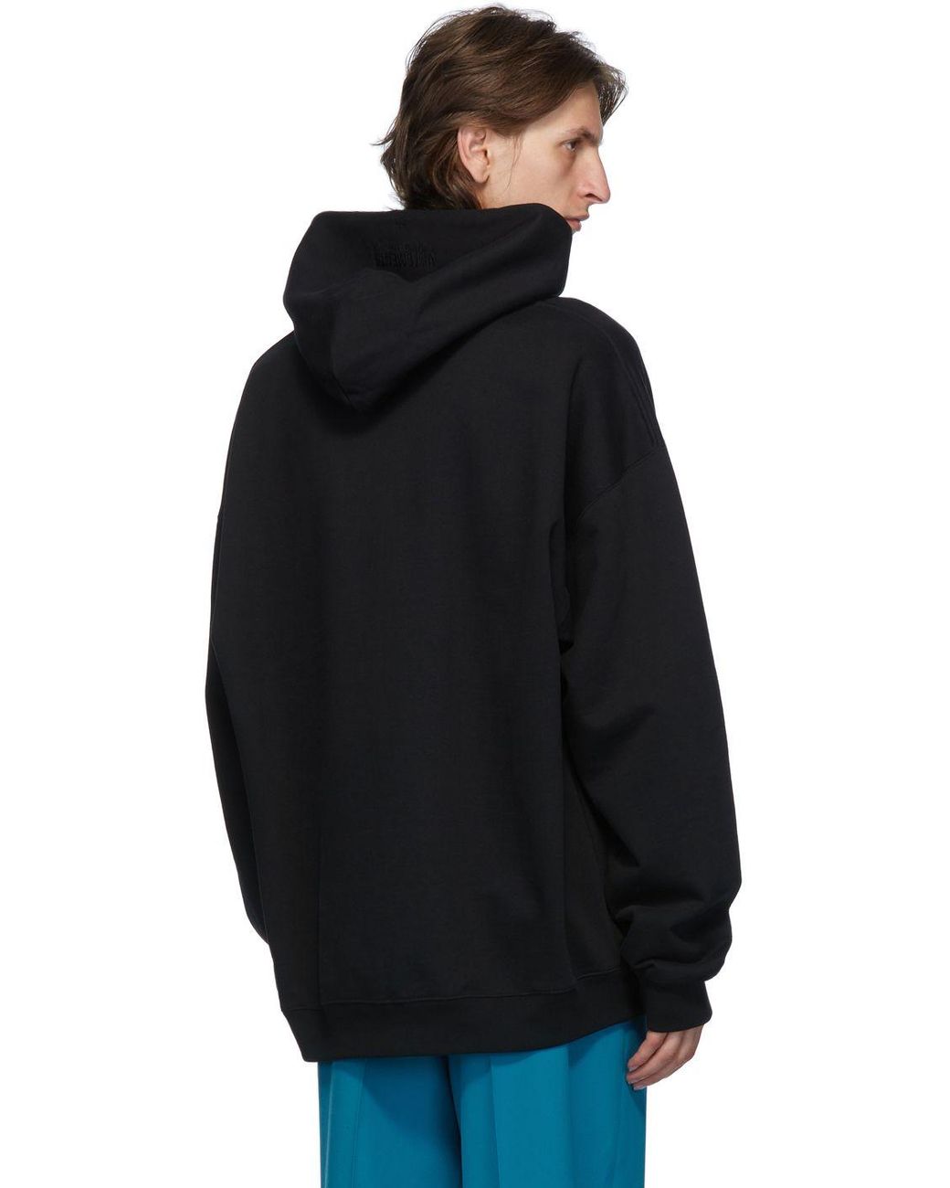 Vetements Logo Rhinestone Hoodie in Black for Men Lyst