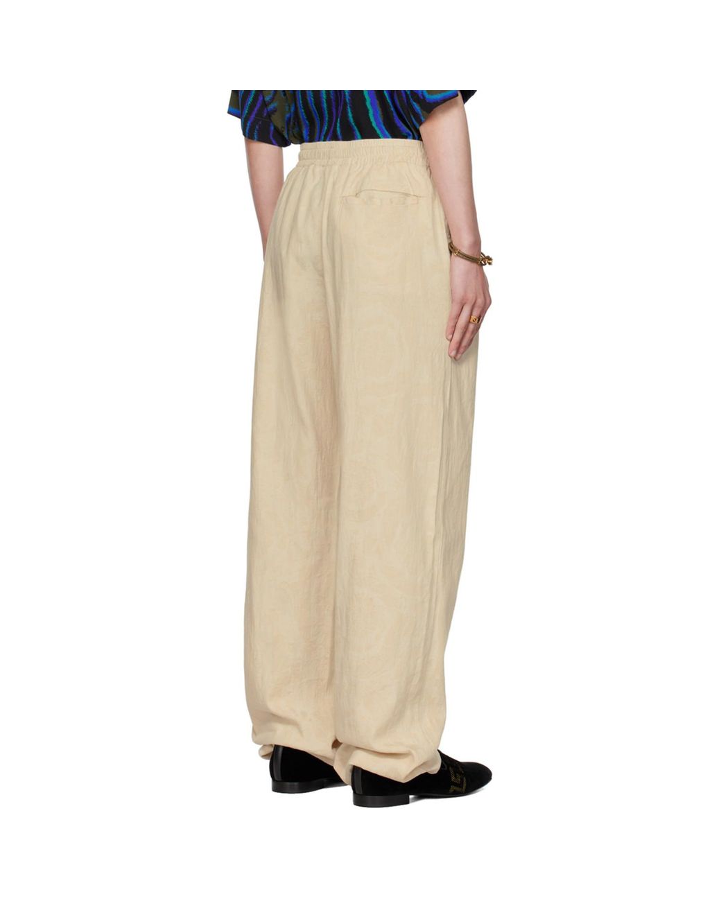 Versace Natural Off- Barocco Lounge Pants for men