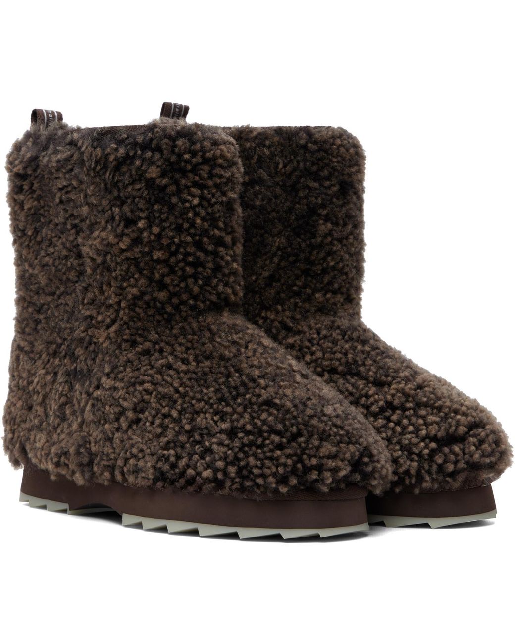 EMU Brown Sharky Lo Teddy Boots