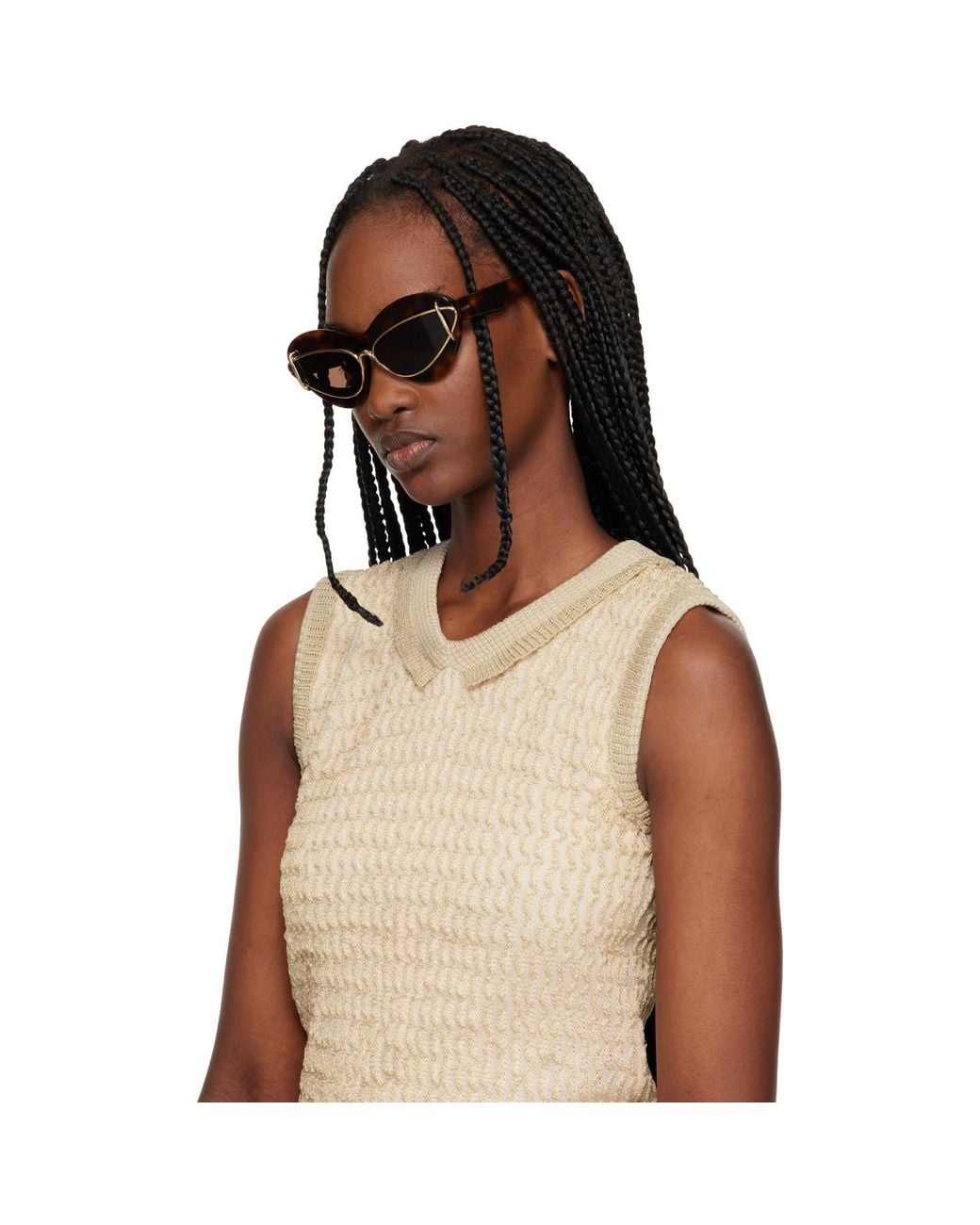 Loewe Black Double Frame Sunglasses