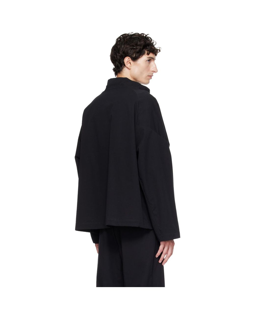 Kiko Kostadinov Black Graatsma Smock Jacket for men
