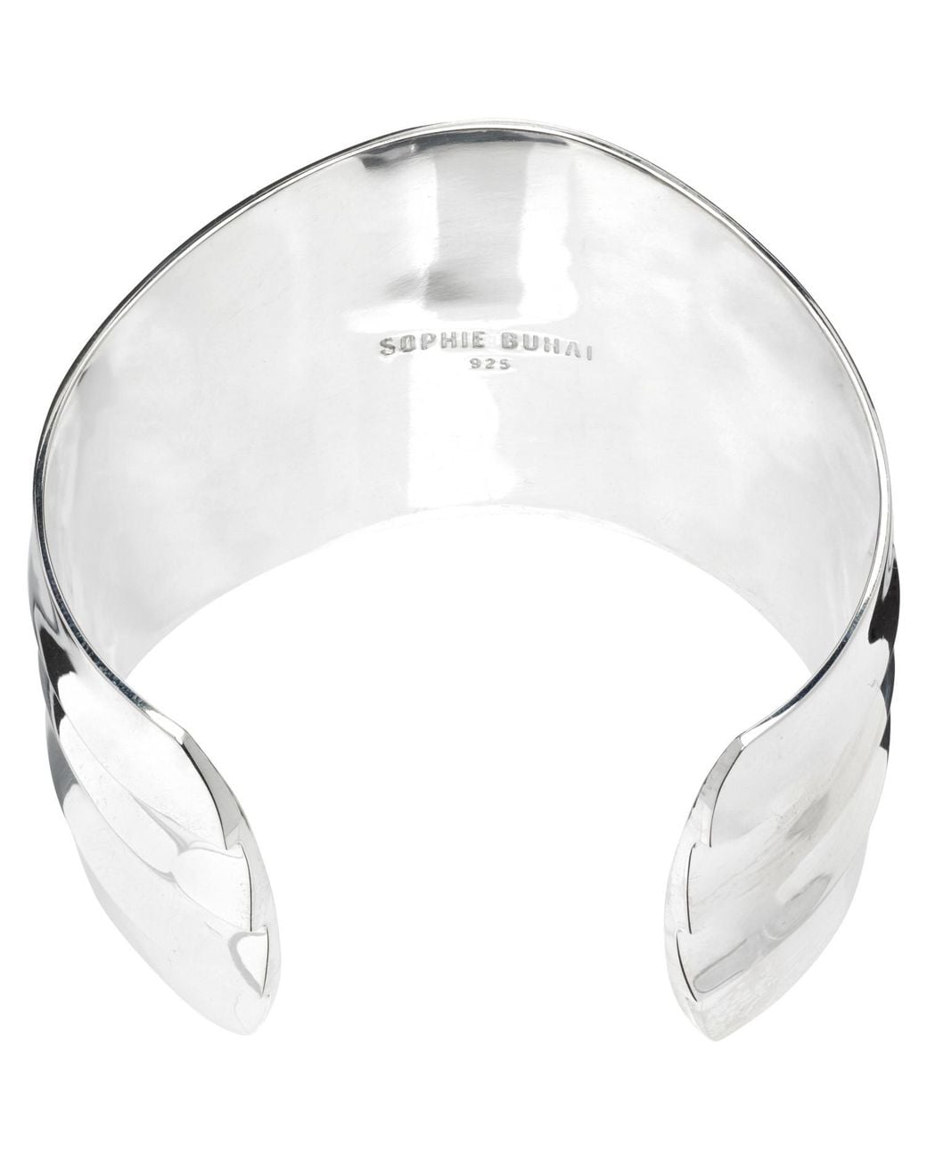 Sophie Buhai White Medium Wave Cuff Bracelet
