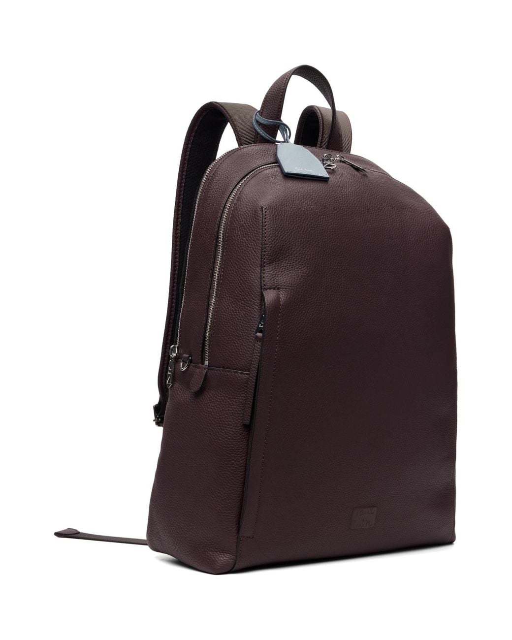 Paul Smith Brown Burgundy Leather Backpack for men