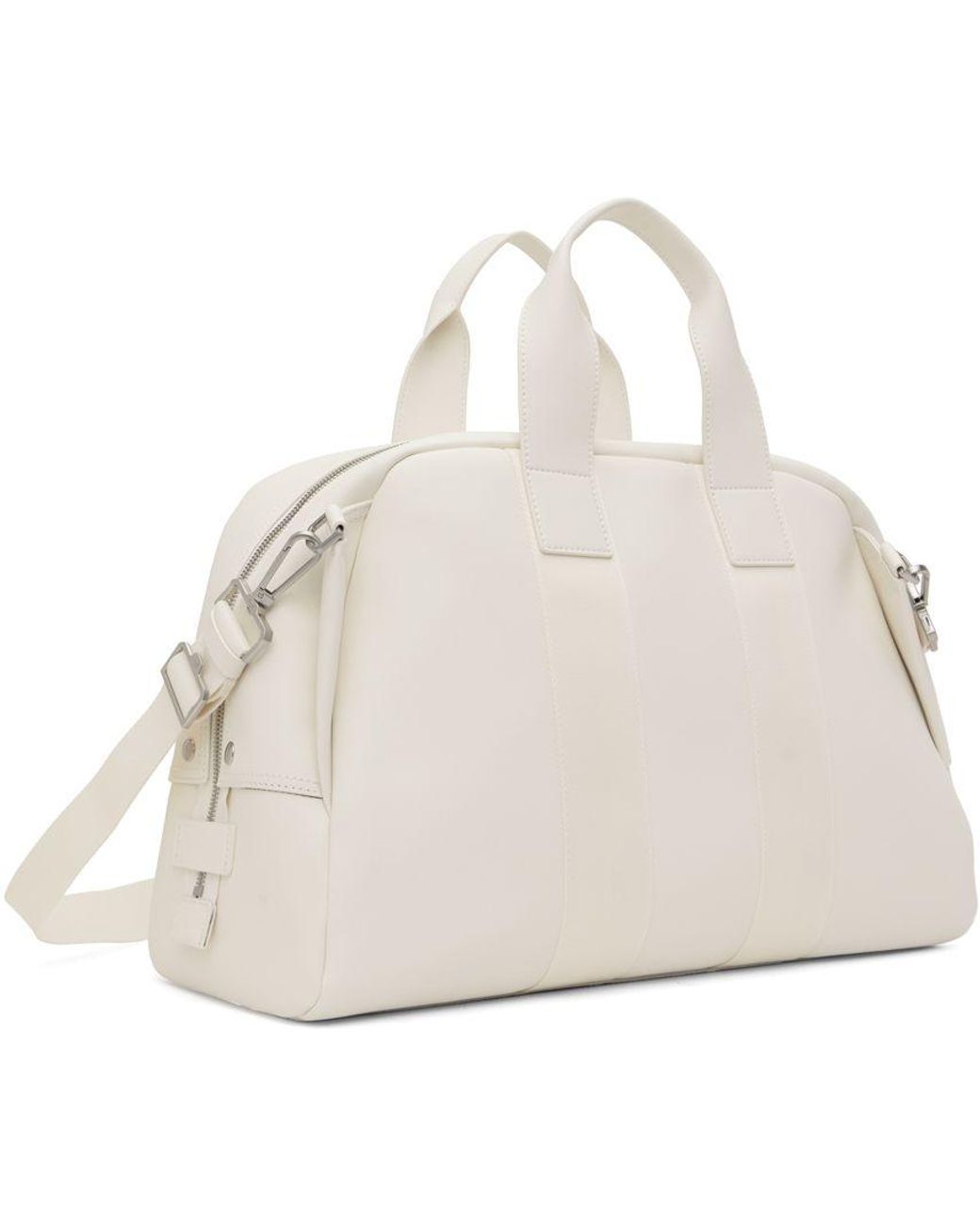 Lacoste white duffle bag sale