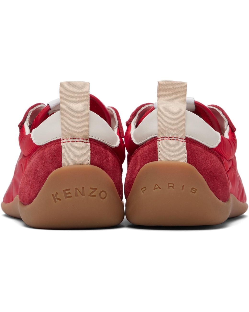 KENZO Red Paris Striker' Low Top Sneakers for men