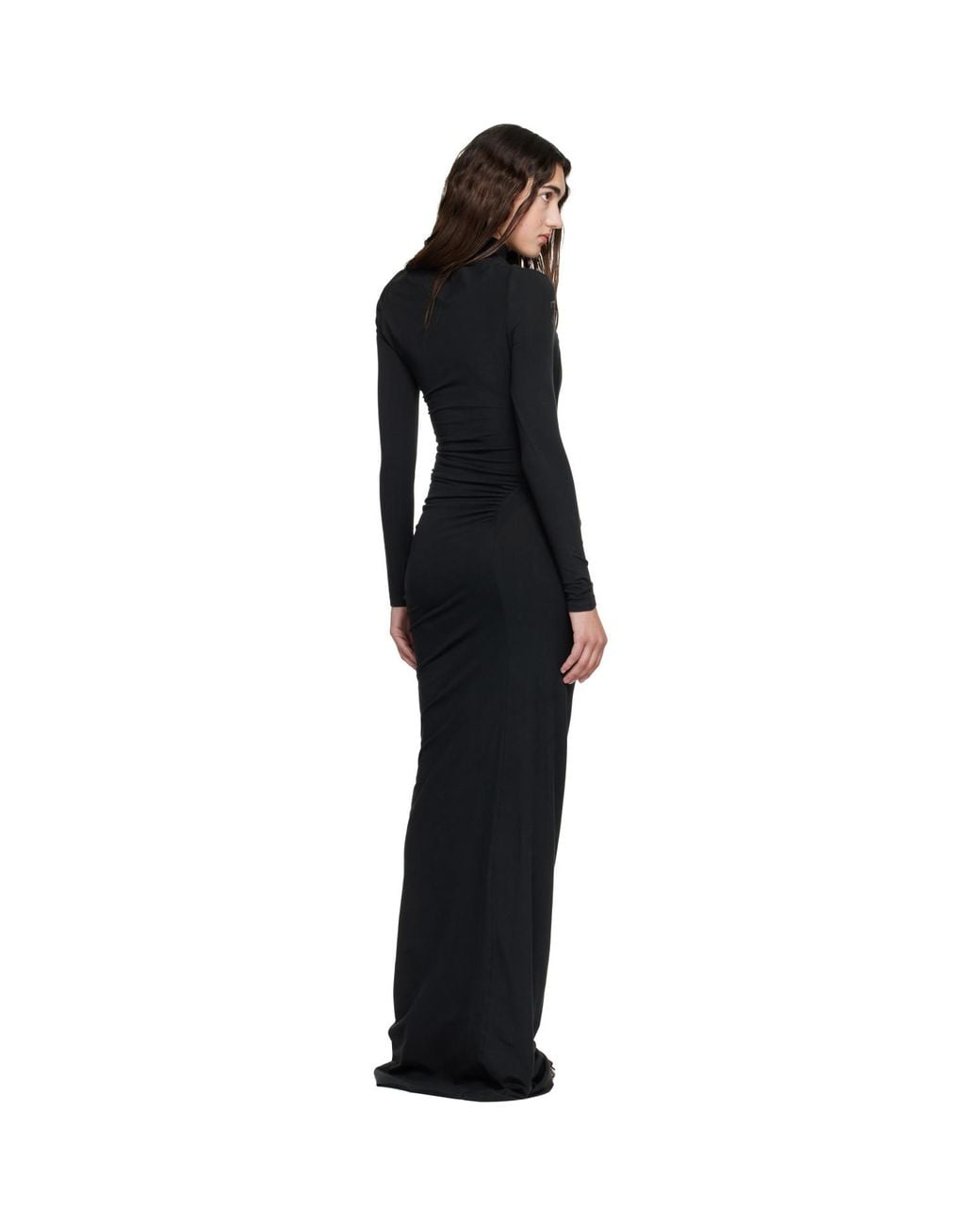 OTTOLINGER Black Lounge Gown Maxi Dress